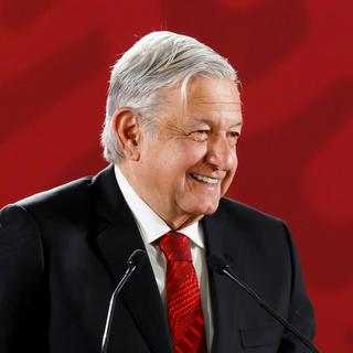 Le président mexicain Andrés Manuel López Obrador. [EPA/Keystone - Jose Mendez]