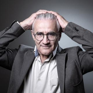 Le philosophe français André Comte-Sponville au Salon du livre de Paris le 17 mars 2019. [AFP - Joël Saget]