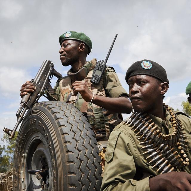 La province du Kivu, à l'est de la RDC, est le théâtre d'un conflit peu connu mais dévastateur. [EPA / Keystone - Hugh Kinsella Cunningham]