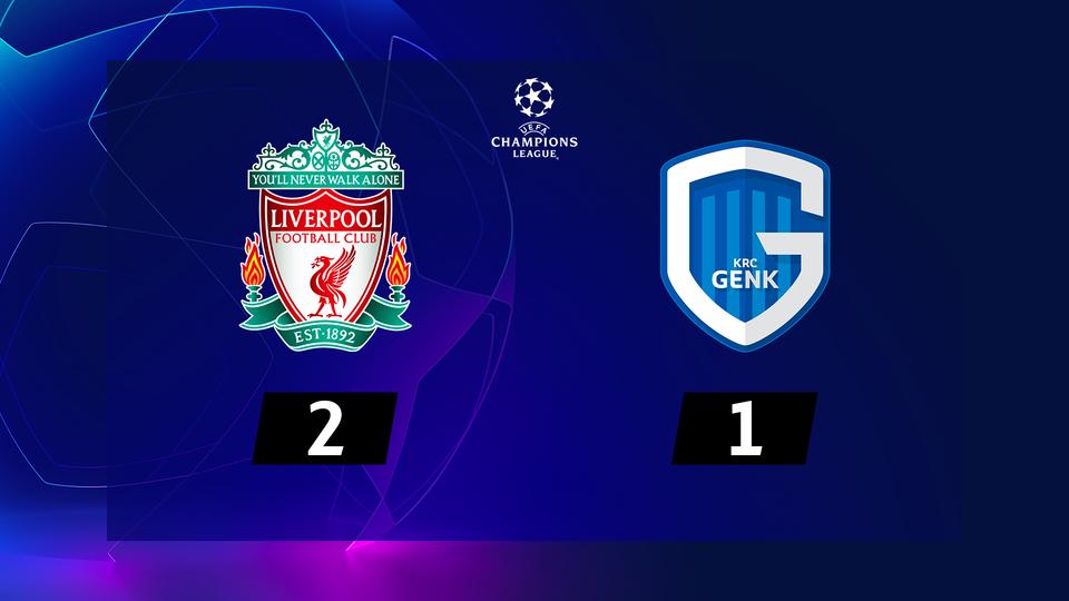 4e j. Gr.E, Liverpool - KRC Genk (2-1): résumé de la rencontre