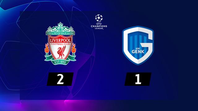 4e j. Gr.E, Liverpool - KRC Genk (2-1): résumé de la rencontre