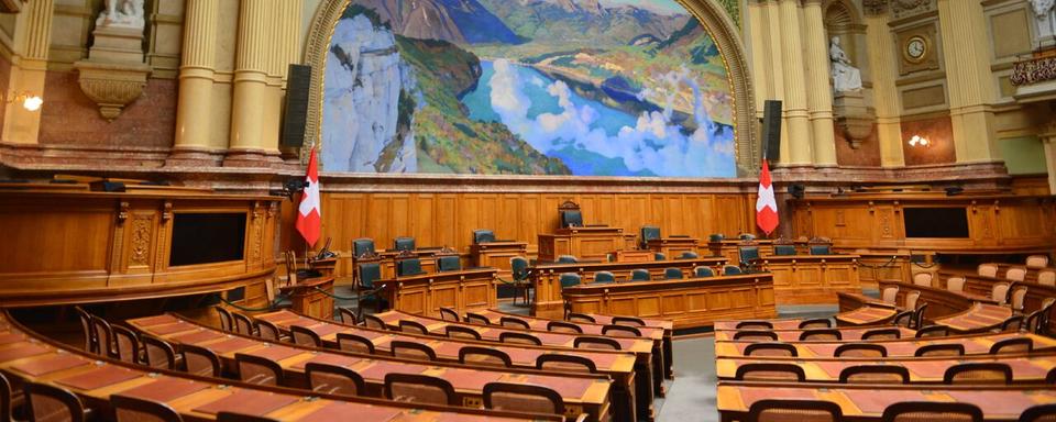 La salle du Conseil national à Berne.
Thierry Basset
RTS [Thierry Basset]