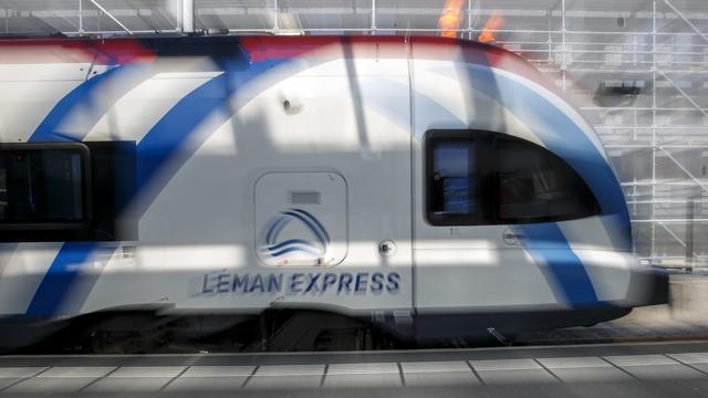 Le Léman Express, le plus grand réseau transfrontalier d'Europe. [Keystone - Salvatore di Nolfi]