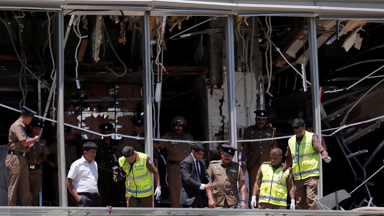 L'extrémiste sri-lankais Zahran Hashim s'est fait exploser dans l'hôtel de luxe Shangri-La dont on voit ici les décombres après l'attentat. [Reuters - Dinuka Liyanawatte]