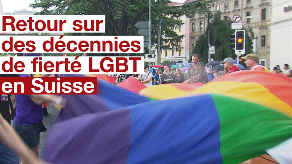 Retour sur des décennies de lutte et fierté LGBT en Suisse. [RTS - RSI]