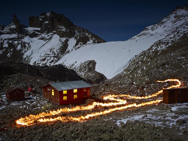 Simon Norfolk, Glacier de Lewis, Mont Kenya, 1963 (A), Kenya, 2014, une photographie à découvrir dans le cadre du festival Alt. + 1000. [Simon Norfolk Studio - Simon Norfolk]