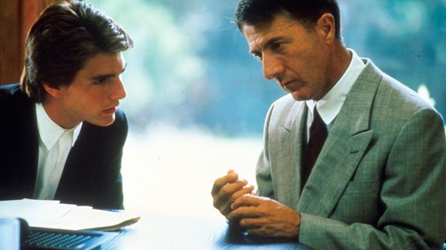 Une scène du film "Rain Man" avec Dustin Hoffman et Tom Cruise. [AFP - Archives du 7eme Art]