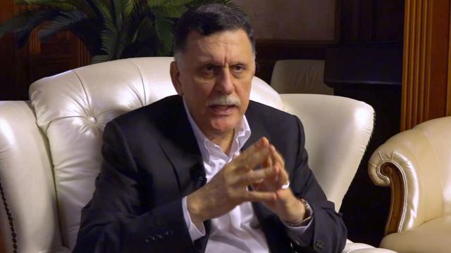 Le chef du gouvernement d'union nationale libyen Fayez Al-Sarraj, Tripoli, le 26 mai 2019. [RTS - Maurine Mercier]