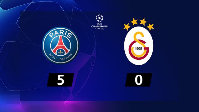 6ème journée, PSG - Galatasaray (5-0): le PSG en patron, Galatasaray finit quatrième du groupe