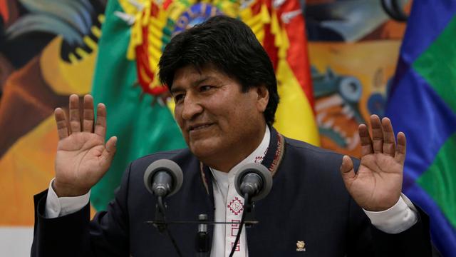 En Bolivie, le président sortant Evo Morales réélu au premier tour, un résultat contesté par l'opposition. [David Mercado]