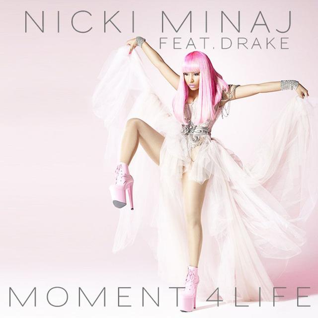 Pochette du titre "Moment 4 Life" de Nicki Minaj feat. Drake. [Nicki Minaj/Cash Money - DR]