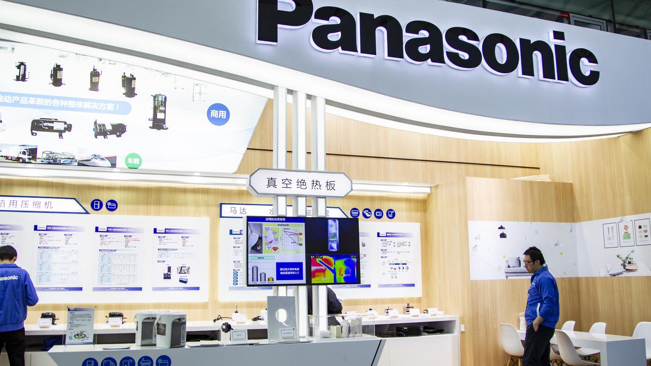 Un stand du géant japonais de l'électronique Panasonic lors d'une exposition à Shangai, en mars 2019. [DYCJ /IMAGINE CHINA]