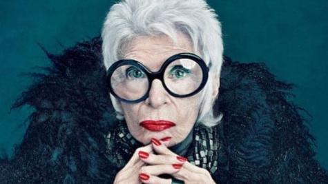 Iris Apfel, icône de la mode de 97 ans. [IMG Models Worldwide - DR]