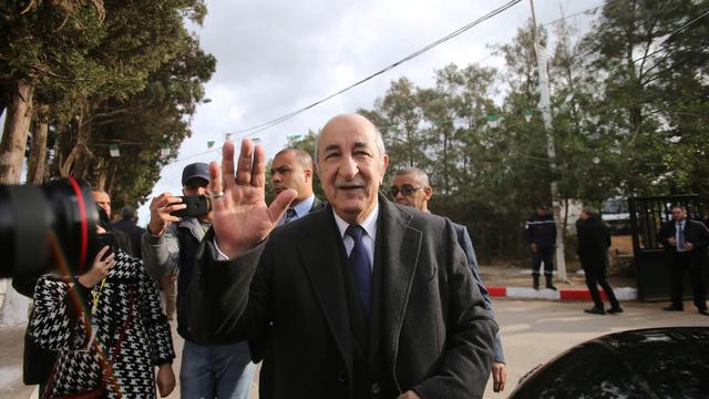 Abdelmadjid Tebboune, 74 ans, ancien ministre puis chef de gouvernement du président Abdelaziz Bouteflika, a été élu dès le premier tour à la tête de l'Etat algérien. [Reuters - Ramzi Boudina]