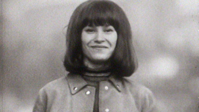 La chanteuse fribourgeoise Arlette Zola en 1967. [RTS]