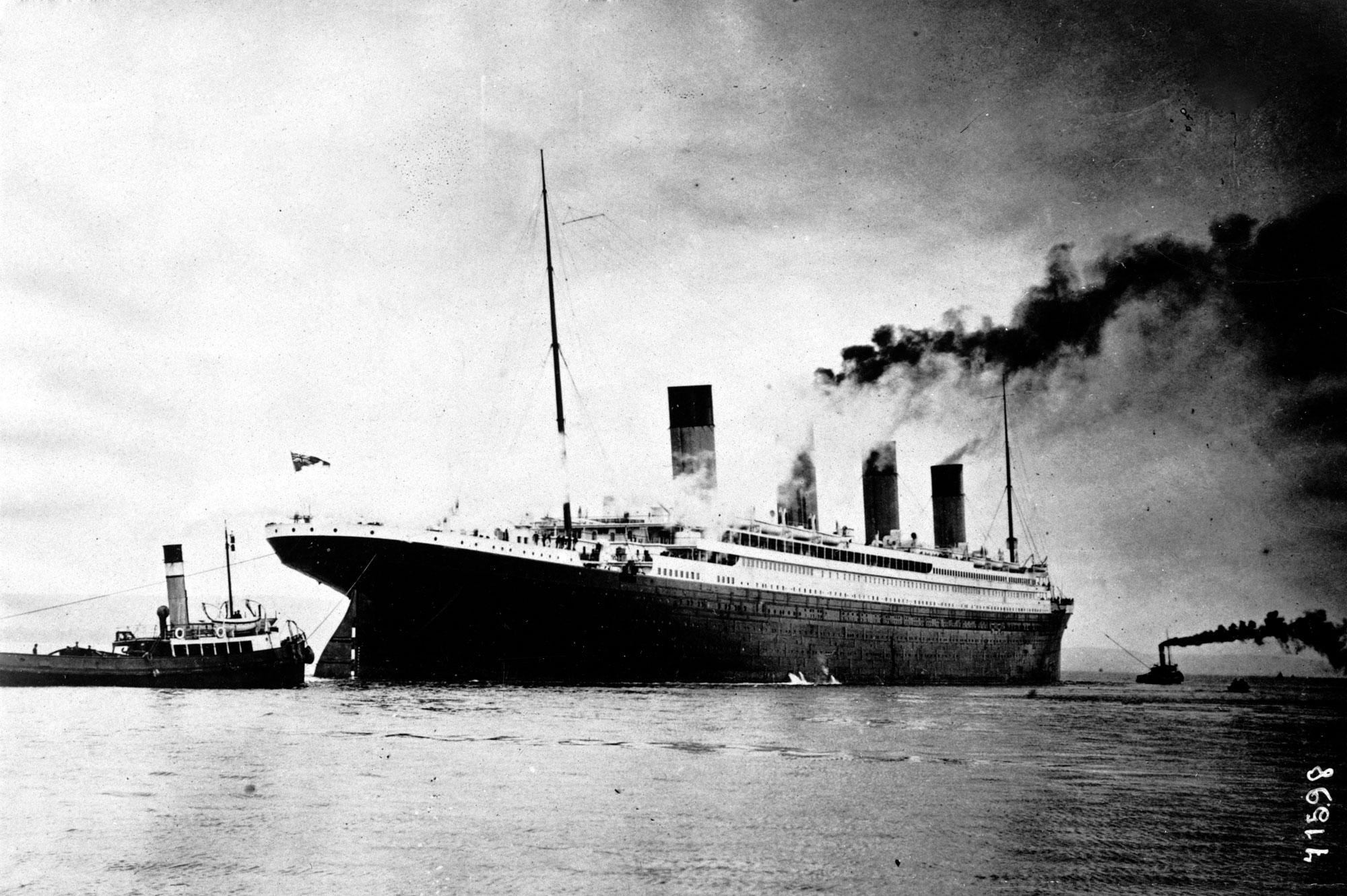 Le Titanic de la White Star Line en 1912. [AFP - Maurice-Louis Branger]