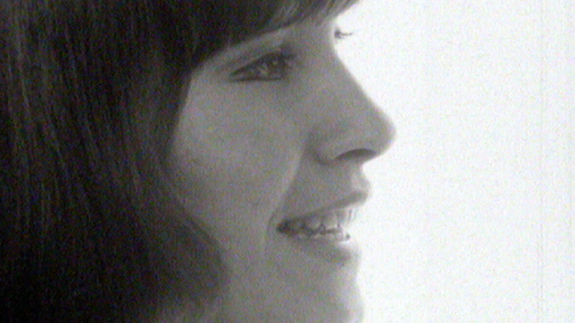 La chanteuse fribourgeoise Arlette Zola en 1969. [RTS]