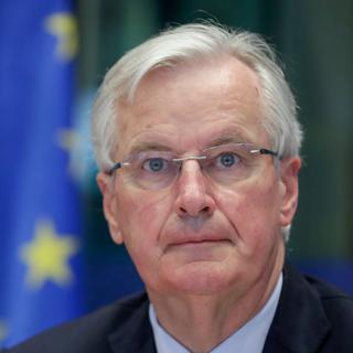 Michel Barnier, négociateur en chef de l'Union européenne pour le Brexit. [Keystone/EPA - Stéphanie Lecoq]