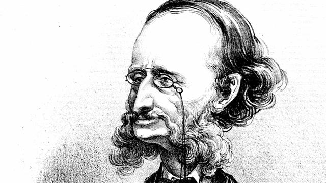 Une caricature du compositeur Jacques Offenbach (1819-1880) par Etienne Carjat. [AFP - Collection Roger-Viollet / Roger-Viollet]