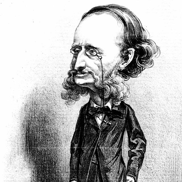 Une caricature du compositeur Jacques Offenbach (1819-1880) par Etienne Carjat. [AFP - Collection Roger-Viollet / Roger-Viollet]