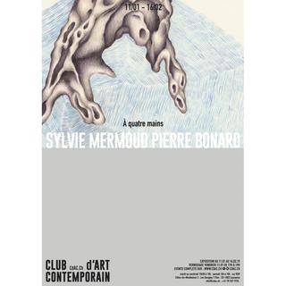 Visuel de l'exposition "À quatre mains" de Sylvie Mermoud et Pierre Bonard. [CdAC.ch]