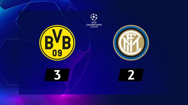 4e j. Gr.F, B. Dortmund - Inter (3-2): résumé de la rencontre