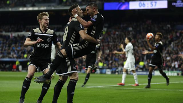 L'Ajax Amsterdam avait éliminé le Real le 5 mars dernier. [AP/Keystone - Manu Fernandez]