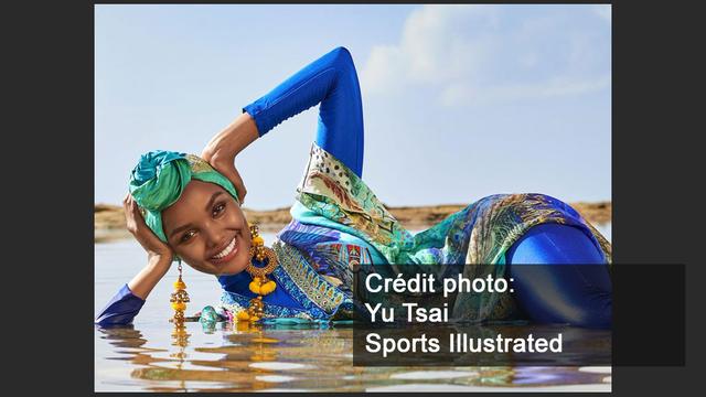 Un burkini en Une de Sports Illustrated. [Sports Illustrated - Yu Tsai]