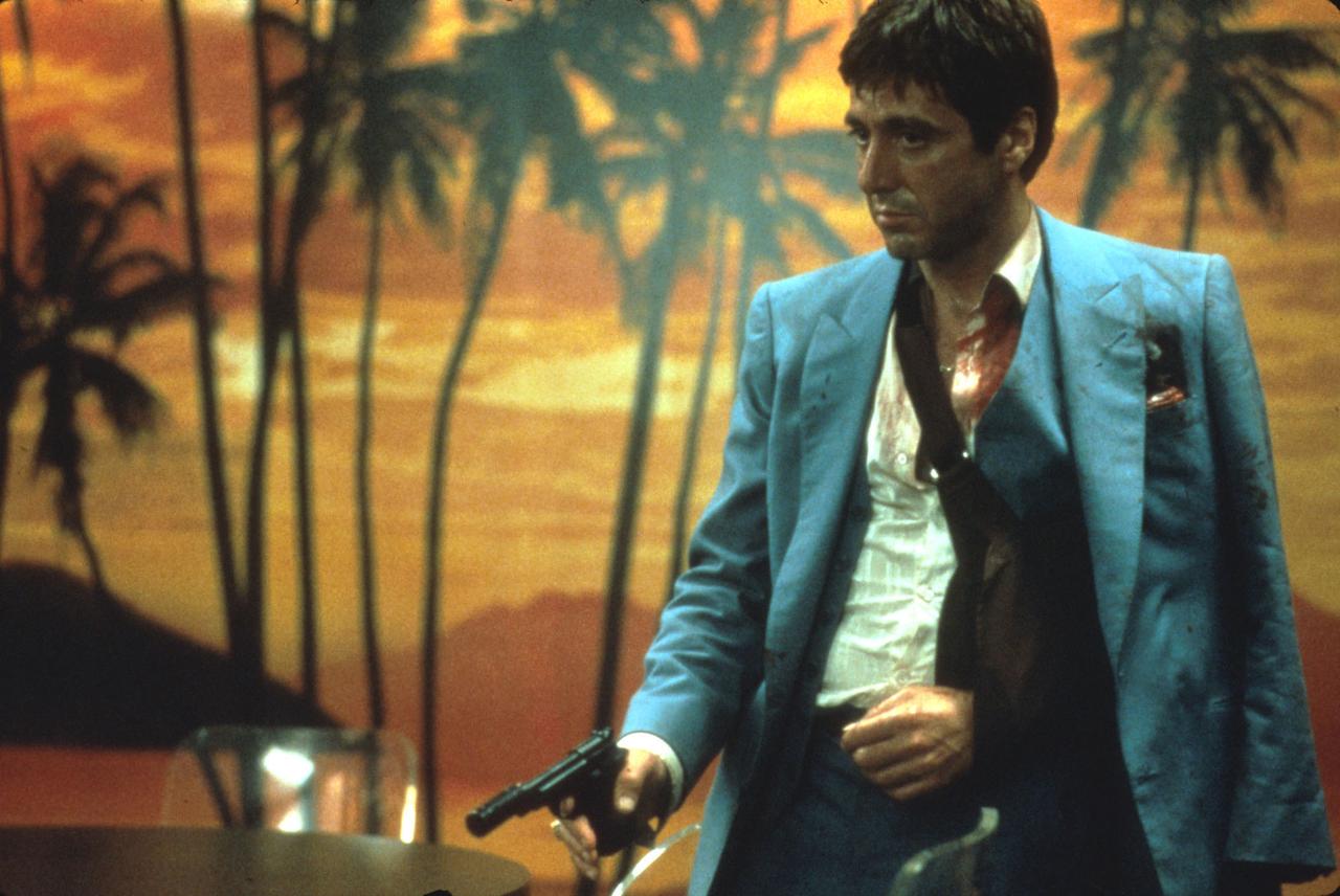 Al Pacino dans "Scarface" (1983) de Brian De Palma. [AFP - Archives du 7eme Art / Photo12]