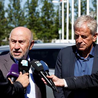 Qualifications pour l'Euro 2020: Nihat Ozdemir, président de la TFF, s'exprime sur le traitement de l'équipe turque en Islande. [Anadolu Agency/ AFP - Abdulhamid Hosbas]