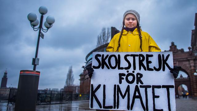 Greta Thunberg, jeune activiste pour le climat suédoise. [Reuters - Hanna Franzen]