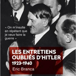 Couverture du livre "Les entretiens oubliés d'Hitler 1923-1940". [Editions Perrin]
