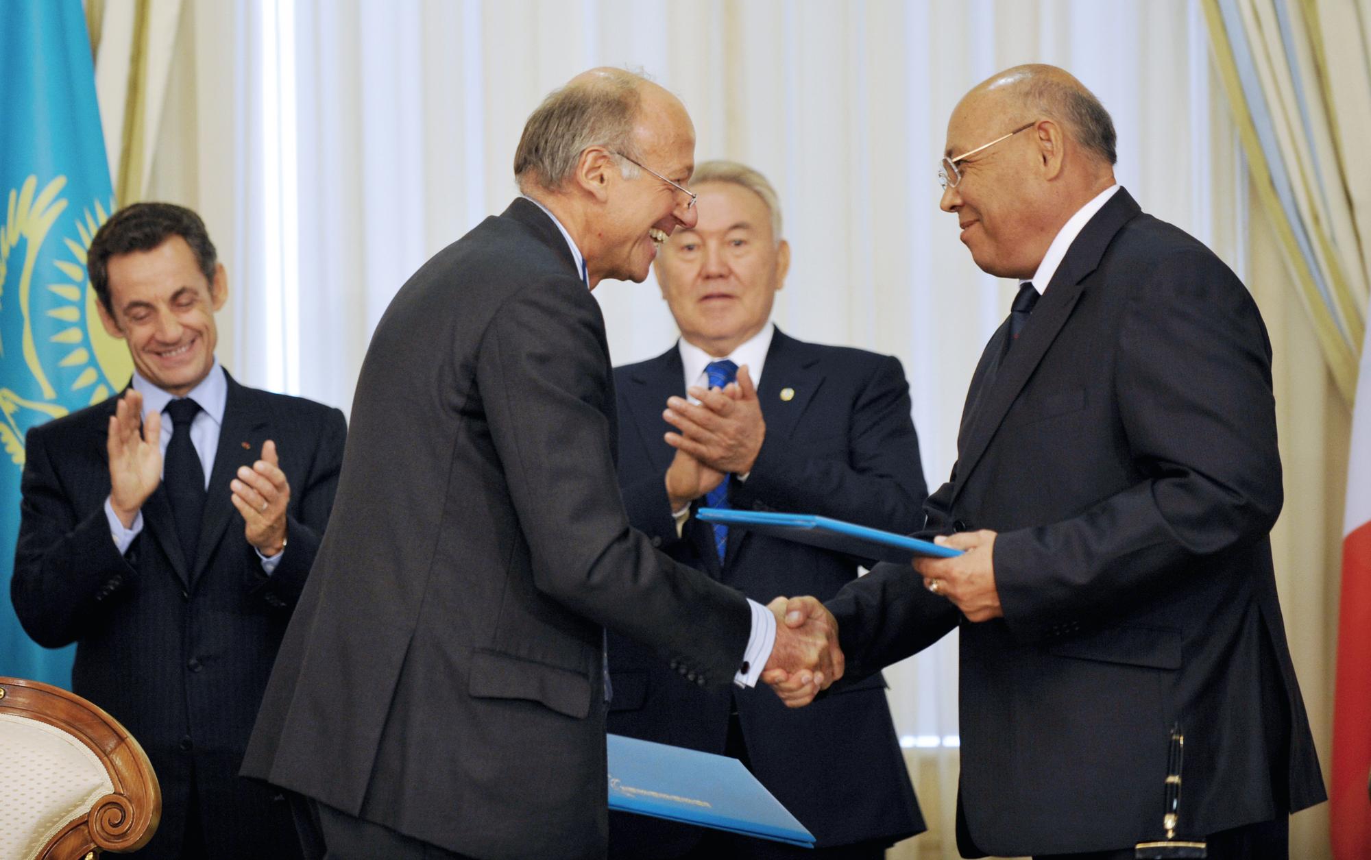 Des contrats signés entre la filiale satellites d'Airbus et le Kazakhstan sont soupçonnés d'avoir été entachés d'irrégularités. [AFP - GERARD CERLES]