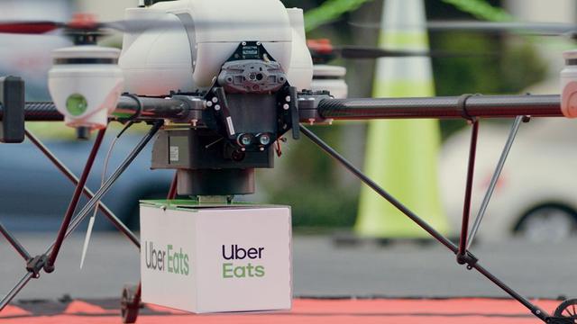 Un drone Uber Eats. [Uber]