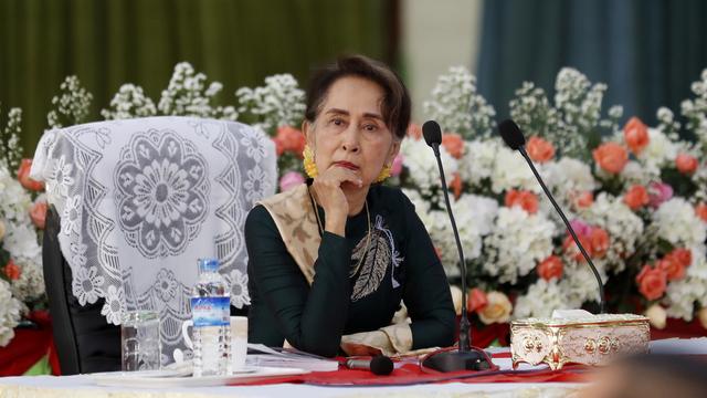 Aung San Suu Kyi, Nobel de la Paix en 1991. [Nyein Chang Naing]