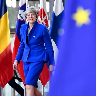 La Première ministre britannique Theresa May devra encore accepter l'offre de l'Union européenne. [AFP - PHILIPPE HUGUEN]