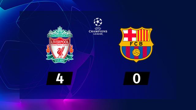 1-2 retour, Liverpool - Barcelone (4-0): le résumé de la rencontre