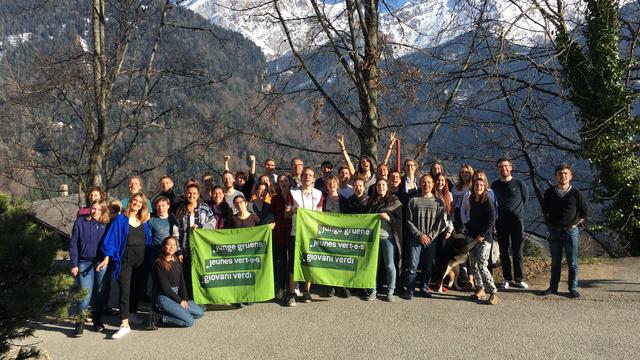 Le camps des Jeunes Verts romands à Gryon. [RTS - Sarah Clément]