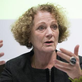 Therese Frösch, co-présidente de la Conférence suisse des institutions d’action sociale. [KEYSTONE - Anthony Anex]