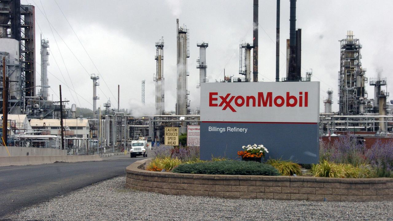 Une raffinerie ExxonMobil dans le Montana. [Keystone - AP/Matthew Brown]