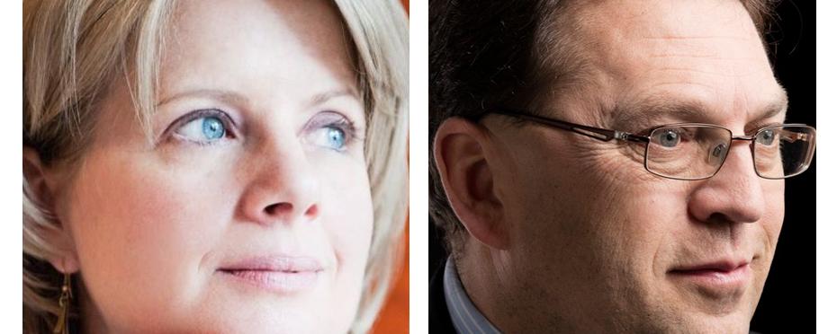 Karen Olson et Laurent Wehrli. [- inconnu
- Keystone - - inconnu
- Gaetan Bally]