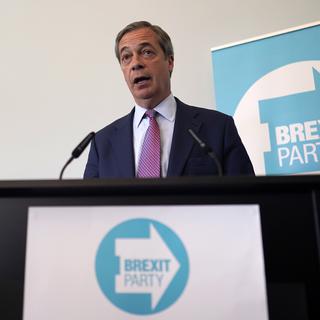 Nigel Farage a créé un nouveau parti pour défendre la sortie de l'UE. [EPA/Keystone - Will Oliver]