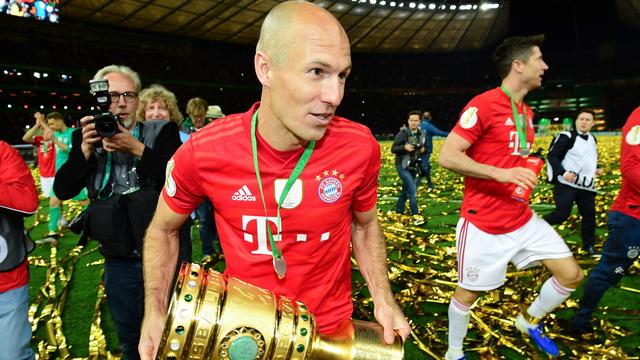 Le dernier trophée de Robben aura été la Coupe d'Allemagne, acquise le 25 mai dernier. [Clemens Bilan]