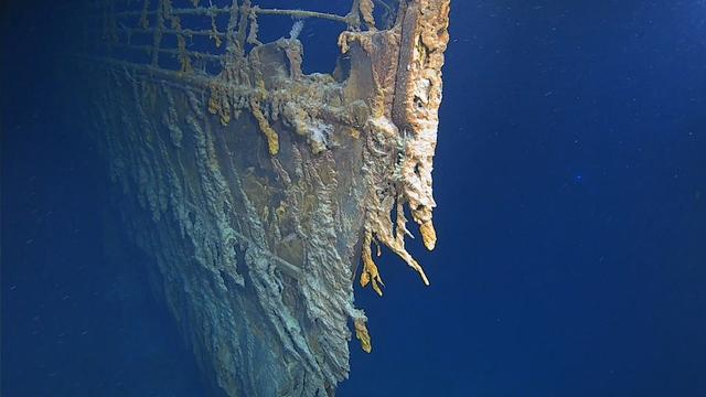 Les images de l'expédition sous-marine démontrent l'avancement de l'érosion de l'épave du Titanic. [afp - Atlantic Productions]