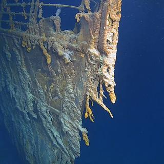 Les images de l'expédition sous-marine démontrent l'avancement de l'érosion de l'épave du Titanic. [afp - Atlantic Productions]
