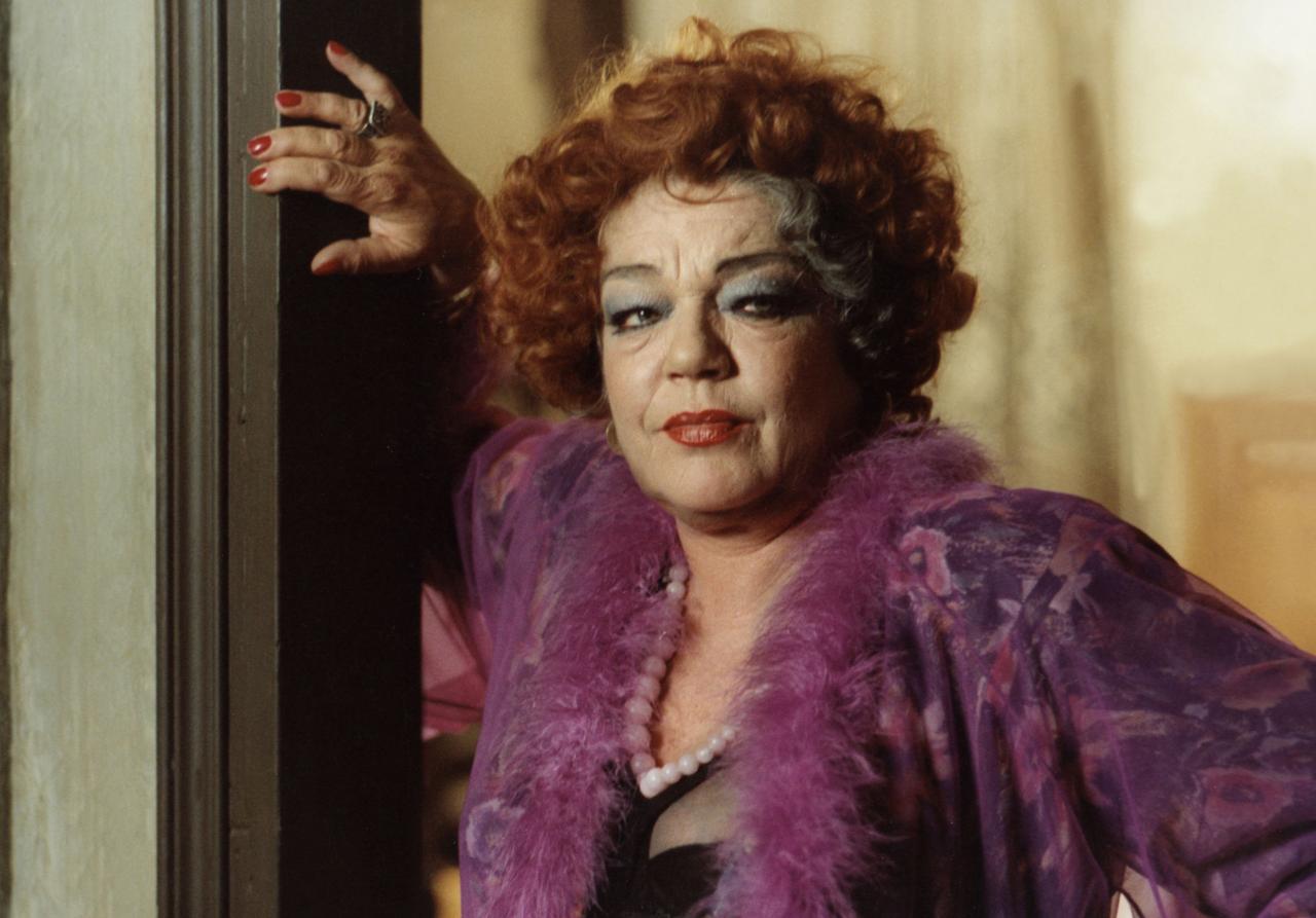 Simone Signoret incarne Madame Rosa, dans "La Vie devant soi". [Collection ChristopheL via AFP - Lira films]