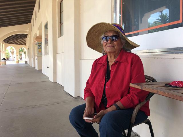 Lorraine Eiler, 84 ans, qui siège au Parlement de la nation Tohono O'Odham. [RTS - Raphaël Grand]