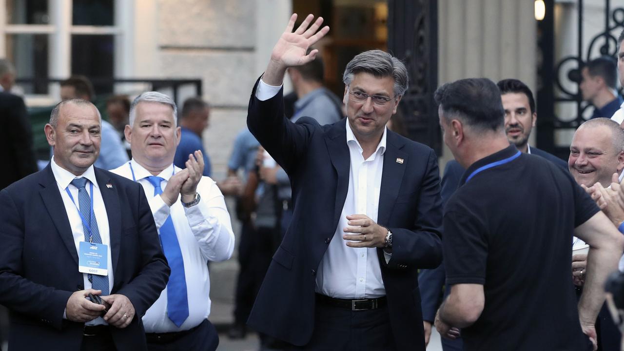 Les conservateurs croates du Premier ministre Andrej Plenkovic bien placés pour garder le pouvoir [Keystone - AP Photo]