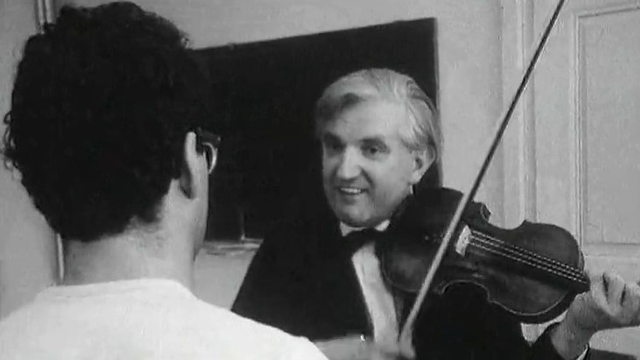 En master class avec Tibor Varga en Valais en 1967. [RTS]