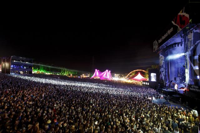 La foule des grands jours lors du Paléo Festival 2018. [Keystone - Salvatore Di Nolfi]